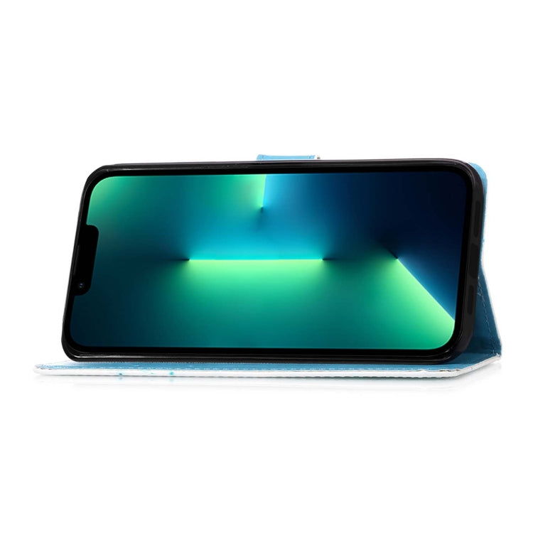 Colored Drawing Pattern Plain Weave Leather Phone Case, Series 1