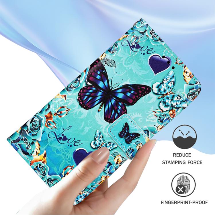 Colored Drawing Pattern Plain Weave Leather Phone Case, For iPhone 15 Plus, For iPhone 15