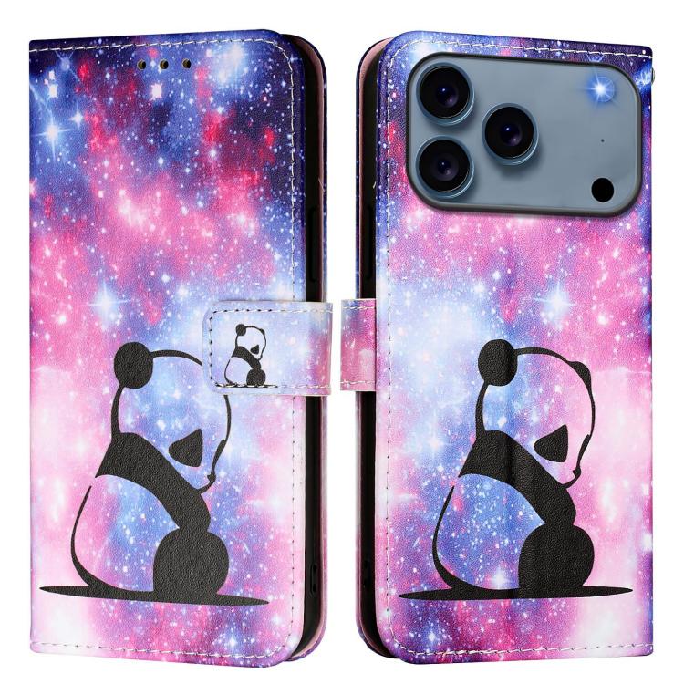 Colored Drawing Pattern Plain Weave Leather Phone Case, iPhone 16e, For iPhone 15 Pro Max, For iPhone 15 Pro