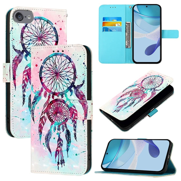 3D Painting Horizontal Flip Leather Phone Case