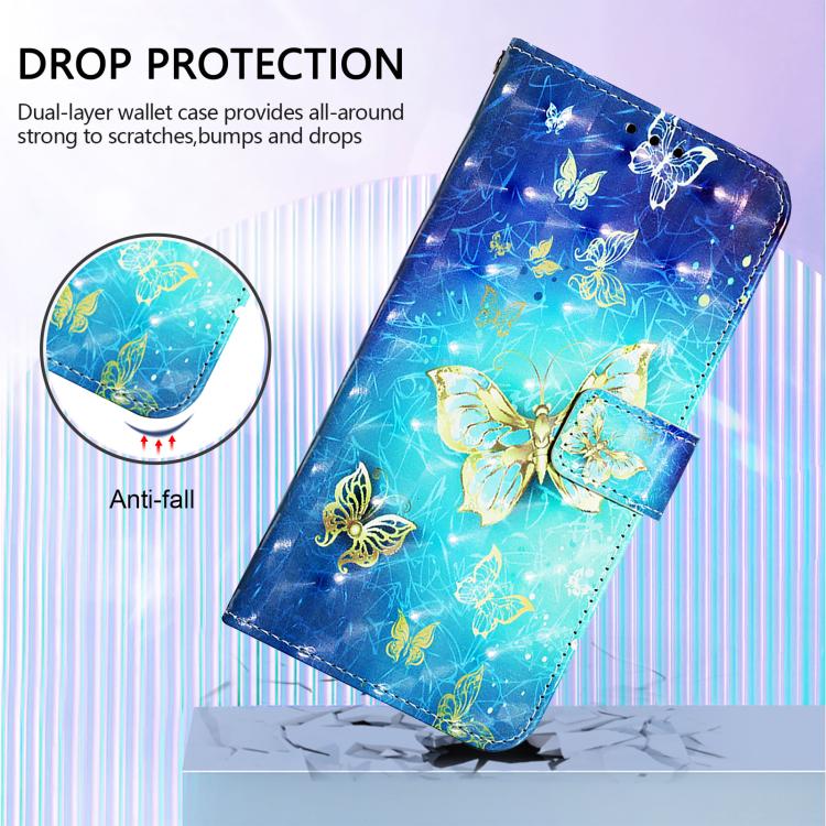 3D Painting Horizontal Flip Leather Phone Case, For iPhone 16 Plus, For iPhone 16, For iPhone 15 Pro Max