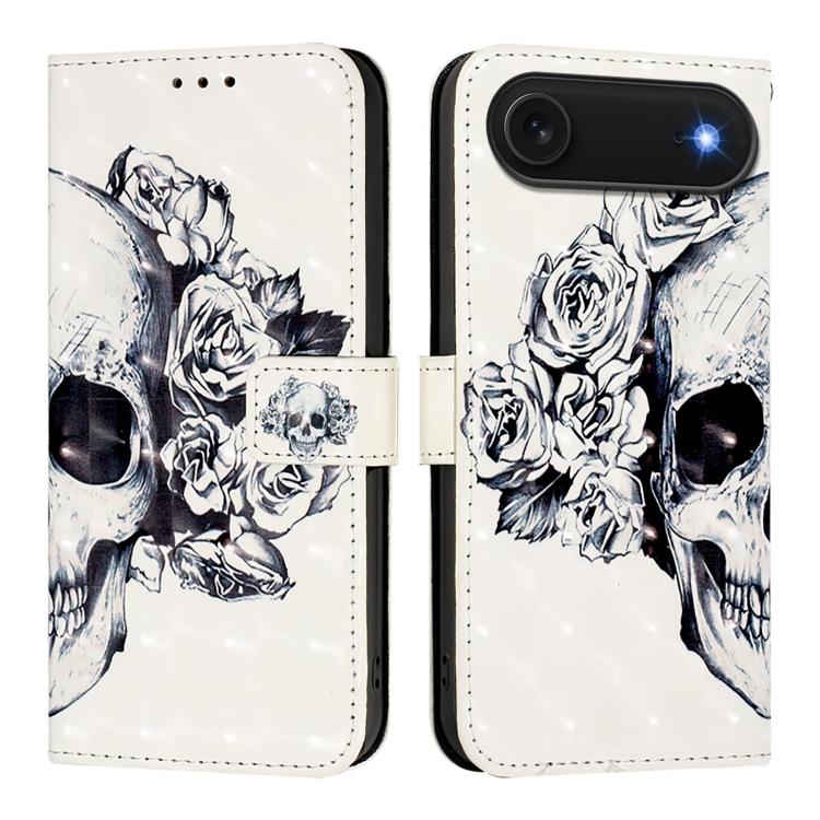 3D Painting Horizontal Flip Leather Phone Case, For iPhone 16 Plus, For iPhone 16, For iPhone 15 Pro Max