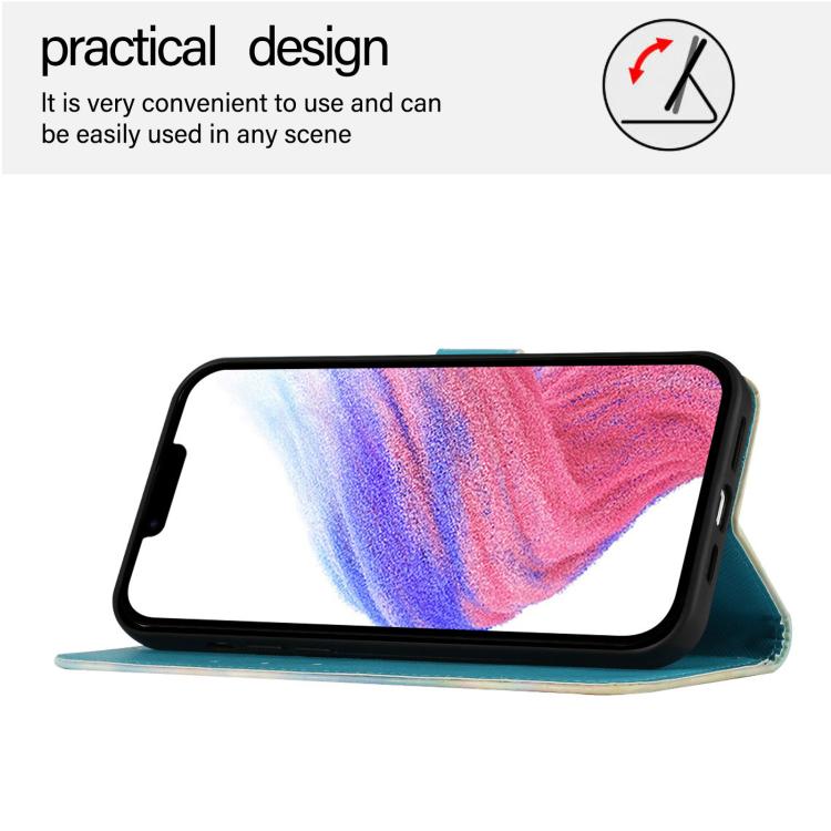 3D Painting Horizontal Flip Leather Phone Case, iPhone 16e, For iPhone 16 Pro Max, For iPhone 16 Pro