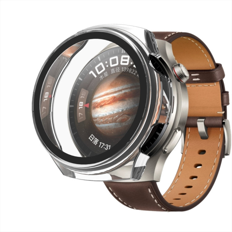 Tempered Film + PC Integrated Watch Protective Case, For Huawei Watch 4 Pro, For Huawei Watch 4