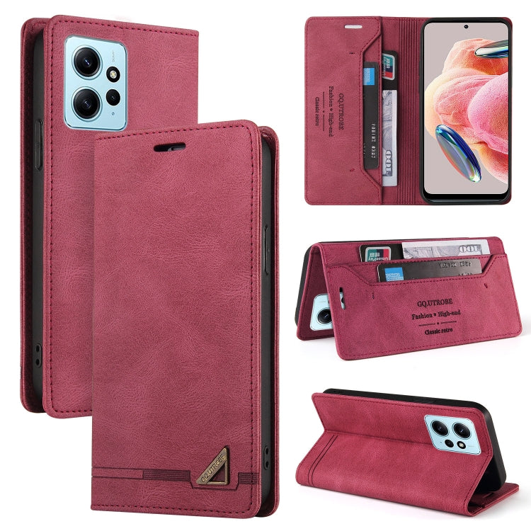 Skin Feel Anti-theft Brush Horizontal Flip Leather Case with Holder, For Xiaomi Poco F5 5G/Redmi Note 12 Turbo 5G, For Xiaomi Poco F5 Pro/Redmi K60/K60 Pro, For Xiaomi Redmi Note 12 Pro 4G Global, For Xiaomi Redmi Note 12 4G Global���������������������...