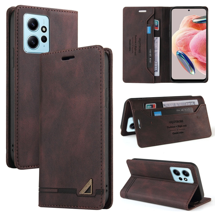 Skin Feel Anti-theft Brush Horizontal Flip Leather Case with Holder, For Xiaomi Poco F5 5G/Redmi Note 12 Turbo 5G, For Xiaomi Poco F5 Pro/Redmi K60/K60 Pro, For Xiaomi Redmi Note 12 Pro 4G Global, For Xiaomi Redmi Note 12 4G Global���������������������...