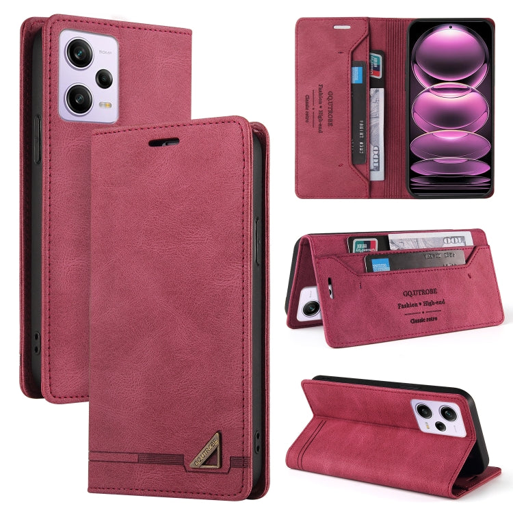 Skin Feel Anti-theft Brush Horizontal Flip Leather Case with Holder, For Xiaomi Poco F5 5G/Redmi Note 12 Turbo 5G, For Xiaomi Poco F5 Pro/Redmi K60/K60 Pro, For Xiaomi Redmi Note 12 Pro 4G Global, For Xiaomi Redmi Note 12 4G Global���������������������...