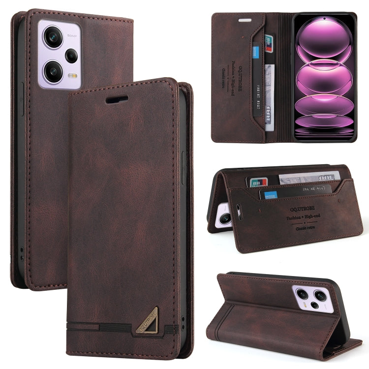 Skin Feel Anti-theft Brush Horizontal Flip Leather Case with Holder, For Xiaomi Poco F5 5G/Redmi Note 12 Turbo 5G, For Xiaomi Poco F5 Pro/Redmi K60/K60 Pro, For Xiaomi Redmi Note 12 Pro 4G Global, For Xiaomi Redmi Note 12 4G Global���������������������...