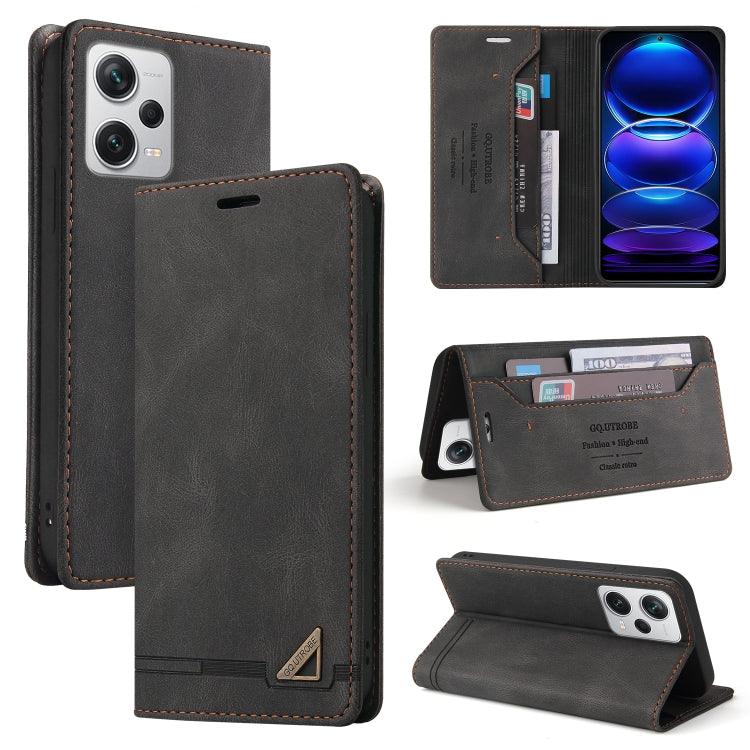 Skin Feel Anti-theft Brush Horizontal Flip Leather Case with Holder, For Xiaomi Poco F5 5G/Redmi Note 12 Turbo 5G, For Xiaomi Poco F5 Pro/Redmi K60/K60 Pro, For Xiaomi Redmi Note 12 Pro 4G Global, For Xiaomi Redmi Note 12 4G Global���������������������...