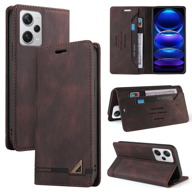 Skin Feel Anti-theft Brush Horizontal Flip Leather Case with Holder, For Xiaomi Poco F5 5G/Redmi Note 12 Turbo 5G, For Xiaomi Poco F5 Pro/Redmi K60/K60 Pro, For Xiaomi Redmi Note 12 Pro 4G Global, For Xiaomi Redmi Note 12 4G Global���������������������...