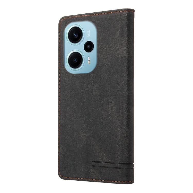 Skin Feel Anti-theft Brush Horizontal Flip Leather Case with Holder, For Xiaomi Poco F5 5G/Redmi Note 12 Turbo 5G, For Xiaomi Poco F5 Pro/Redmi K60/K60 Pro, For Xiaomi Redmi Note 12 Pro 4G Global, For Xiaomi Redmi Note 12 4G Global���������������������...