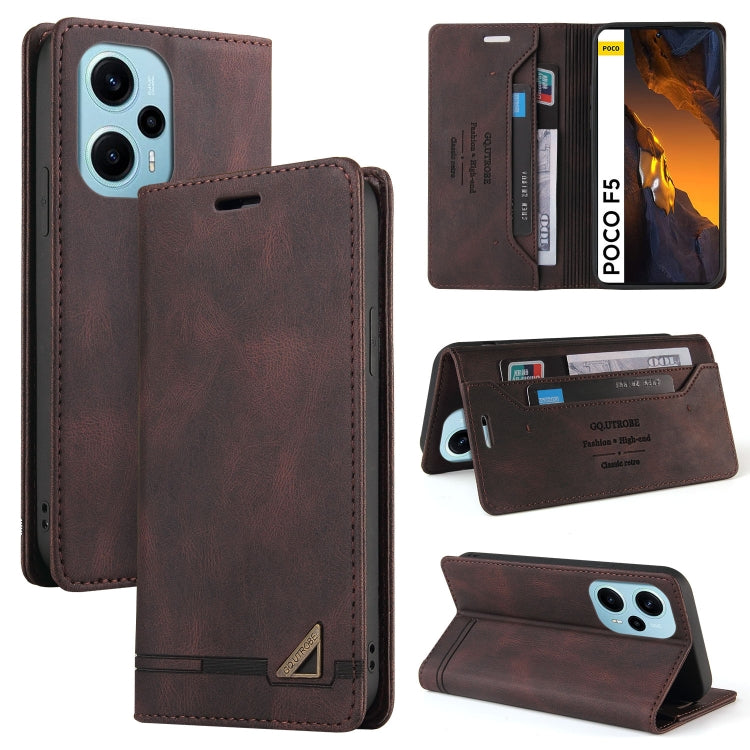 Skin Feel Anti-theft Brush Horizontal Flip Leather Case with Holder, For Xiaomi Poco F5 5G/Redmi Note 12 Turbo 5G, For Xiaomi Poco F5 Pro/Redmi K60/K60 Pro, For Xiaomi Redmi Note 12 Pro 4G Global, For Xiaomi Redmi Note 12 4G Global���������������������...