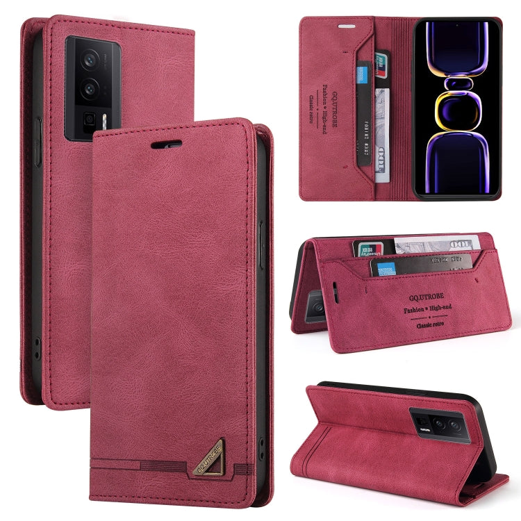 Skin Feel Anti-theft Brush Horizontal Flip Leather Case with Holder, For Xiaomi Poco F5 5G/Redmi Note 12 Turbo 5G, For Xiaomi Poco F5 Pro/Redmi K60/K60 Pro, For Xiaomi Redmi Note 12 Pro 4G Global, For Xiaomi Redmi Note 12 4G Global���������������������...