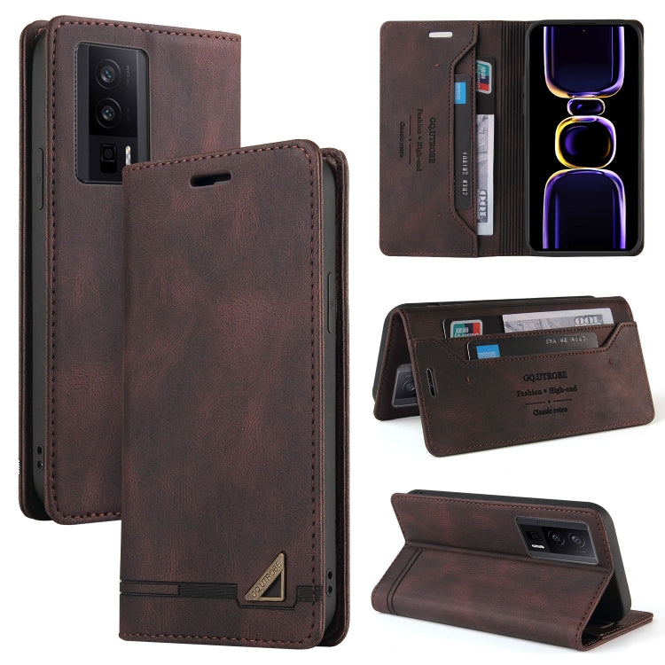 Skin Feel Anti-theft Brush Horizontal Flip Leather Case with Holder, For Xiaomi Poco F5 5G/Redmi Note 12 Turbo 5G, For Xiaomi Poco F5 Pro/Redmi K60/K60 Pro, For Xiaomi Redmi Note 12 Pro 4G Global, For Xiaomi Redmi Note 12 4G Global���������������������...