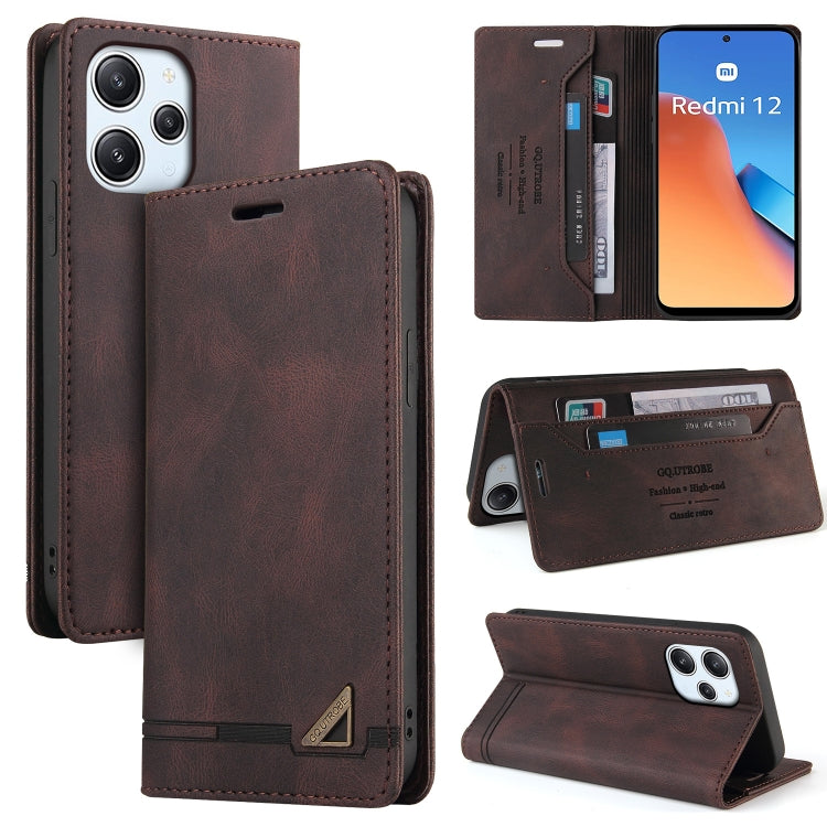 Skin Feel Anti-theft Brush Horizontal Flip Leather Case with Holder, For Xiaomi Redmi Note 13 5G, For Xiaomi Redmi 13C, For Xiaomi Redmi Note 13 Pro+, For Xiaomi Redmi Note 13 Pro 5G, For Xiaomi 13T, For Xiaomi Redmi 12