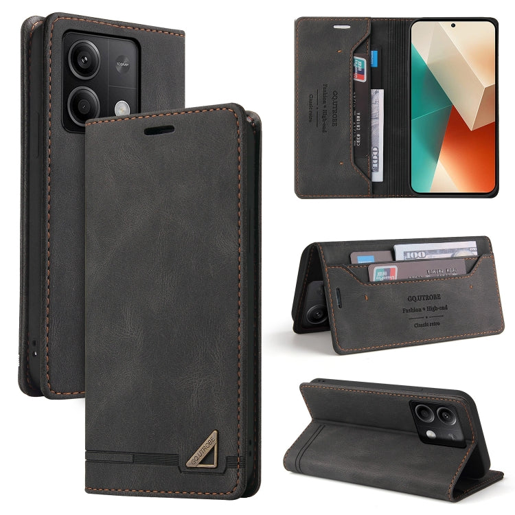 Skin Feel Anti-theft Brush Horizontal Flip Leather Case with Holder, For Xiaomi Redmi Note 13 5G, For Xiaomi Redmi 13C, For Xiaomi Redmi Note 13 Pro+, For Xiaomi Redmi Note 13 Pro 5G, For Xiaomi 13T, For Xiaomi Redmi 12