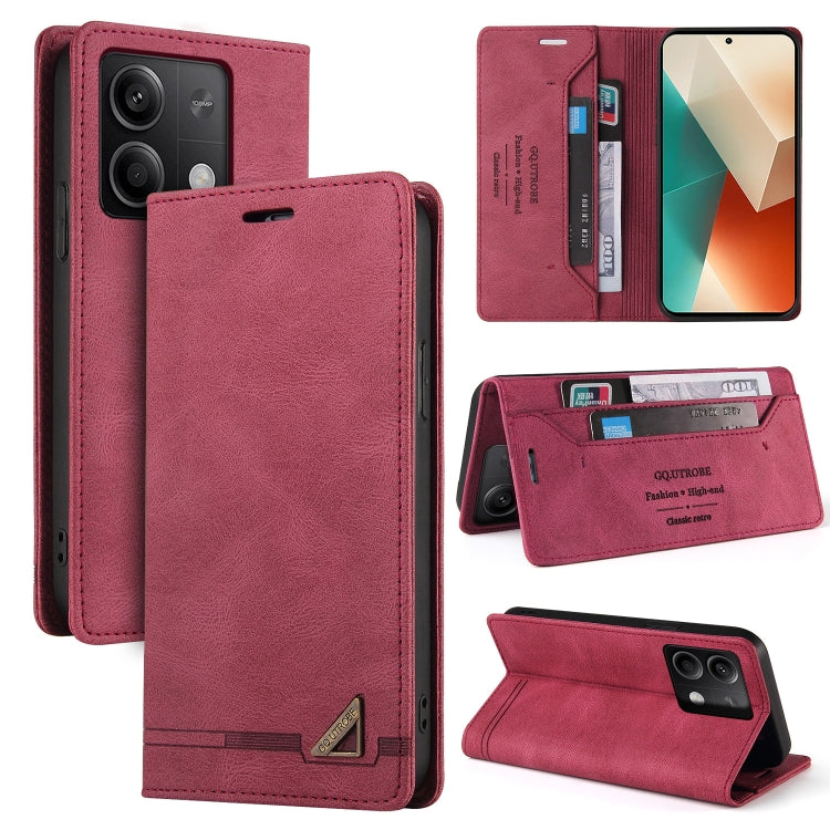 Skin Feel Anti-theft Brush Horizontal Flip Leather Case with Holder, For Xiaomi Redmi Note 13 5G, For Xiaomi Redmi 13C, For Xiaomi Redmi Note 13 Pro+, For Xiaomi Redmi Note 13 Pro 5G, For Xiaomi 13T, For Xiaomi Redmi 12