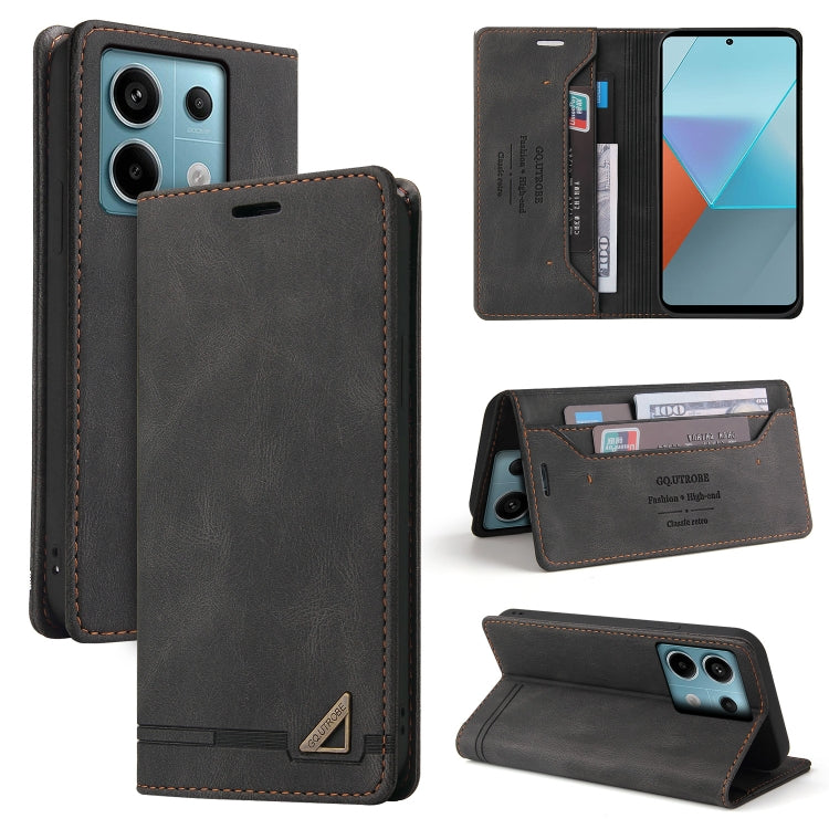 Skin Feel Anti-theft Brush Horizontal Flip Leather Case with Holder, For Xiaomi Redmi Note 13 5G, For Xiaomi Redmi 13C, For Xiaomi Redmi Note 13 Pro+, For Xiaomi Redmi Note 13 Pro 5G, For Xiaomi 13T, For Xiaomi Redmi 12