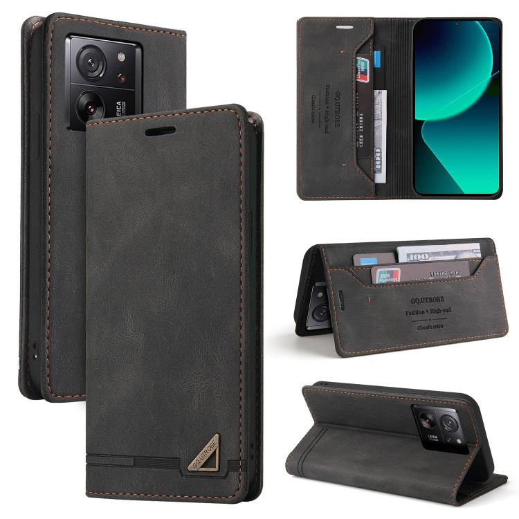 Skin Feel Anti-theft Brush Horizontal Flip Leather Case with Holder, For Xiaomi Redmi Note 13 5G, For Xiaomi Redmi 13C, For Xiaomi Redmi Note 13 Pro+, For Xiaomi Redmi Note 13 Pro 5G, For Xiaomi 13T, For Xiaomi Redmi 12