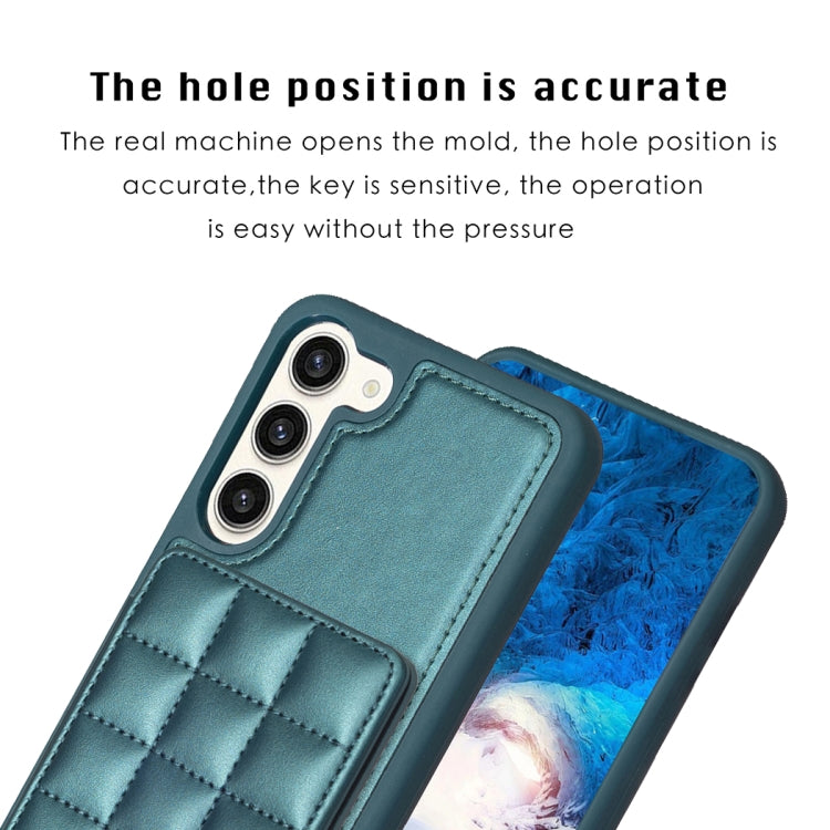 Grid Card Slot Holder Phone Case, For Samsung Galaxy S21 5G, For Samsung Galaxy S21+ 5G, For Samsung Galaxy S21 Ultra 5G