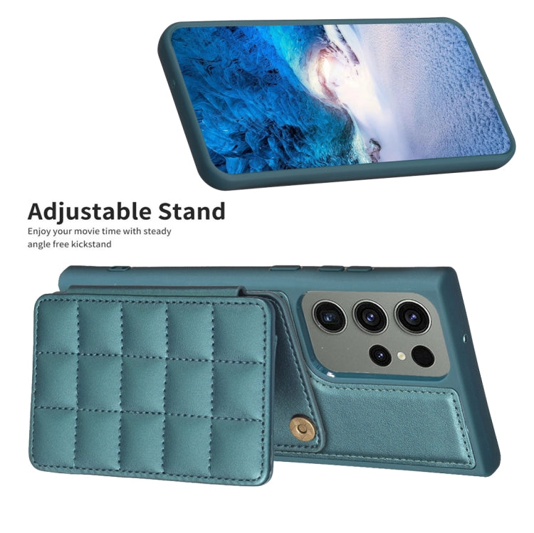 Grid Card Slot Holder Phone Case, For Samsung Galaxy S23 Ultra 5G, For Samsung Galaxy S22 Ultra 5G, For Samsung Galaxy S22+ 5G