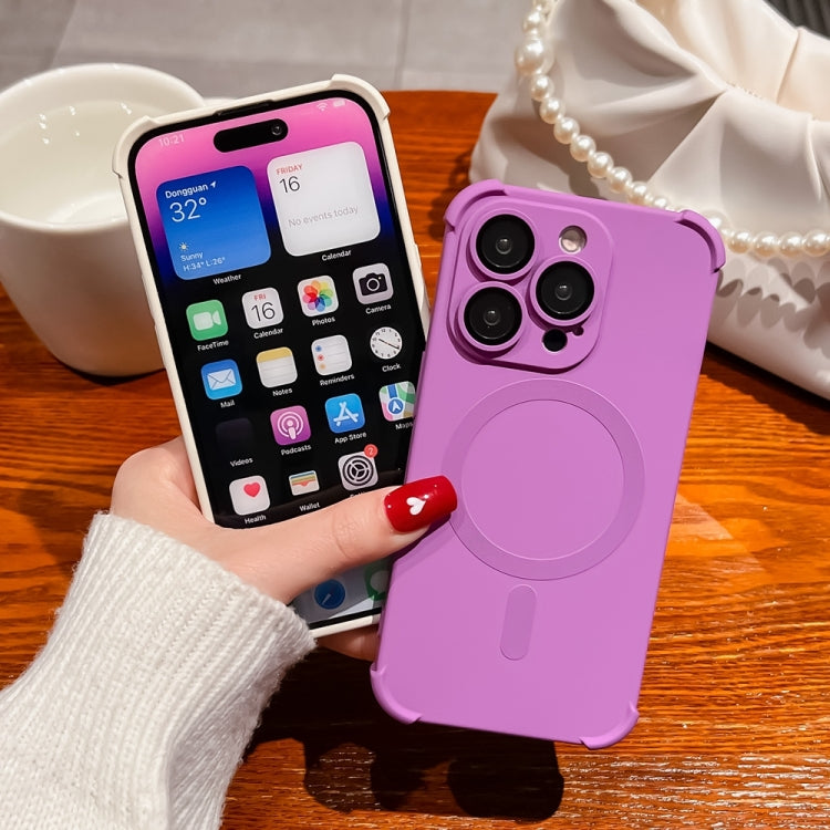 Four Corner Shockproof Skin Feel MagSafe Magnetic Phone Case, For iPhone 16 Pro Max, For iPhone 16 Pro, For iPhone 16 Plus