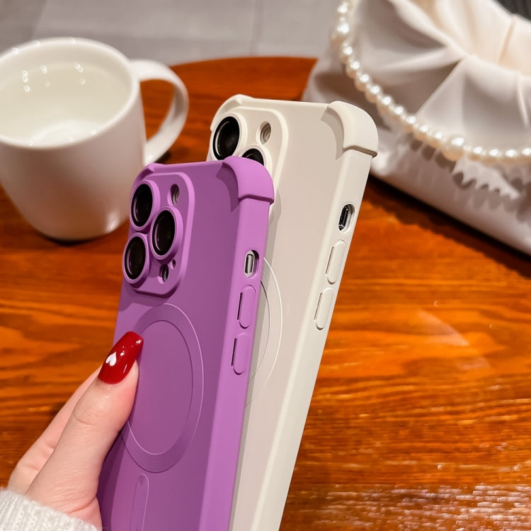 Four Corner Shockproof Skin Feel MagSafe Magnetic Phone Case, For iPhone 14, For iPhone 14 Pro, For iPhone 14 Pro Max