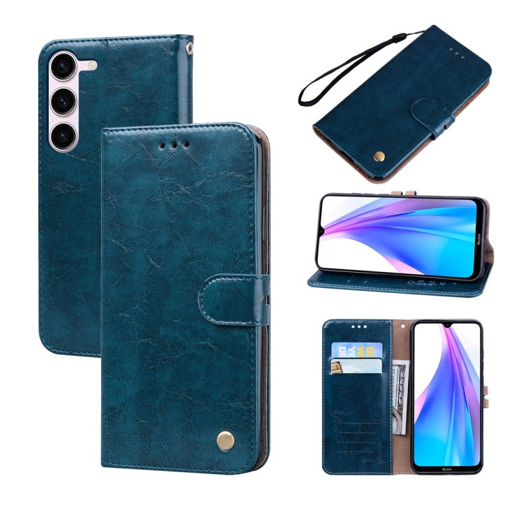 Oil Wax Texture Leather Phone Case