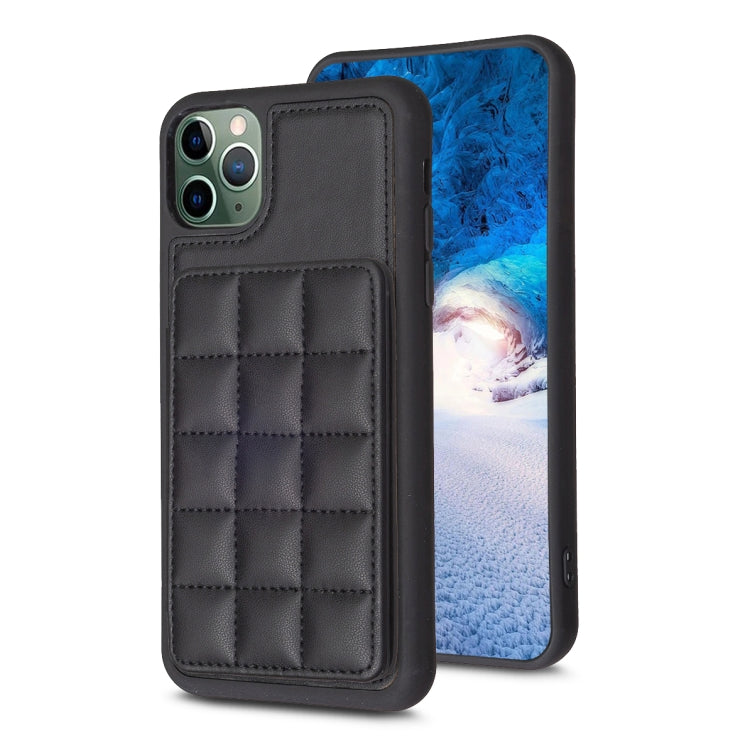 Grid Card Slot Holder Phone Case, For iPhone 12 Pro Max, For iPhone 11 Pro Max, For iPhone 11