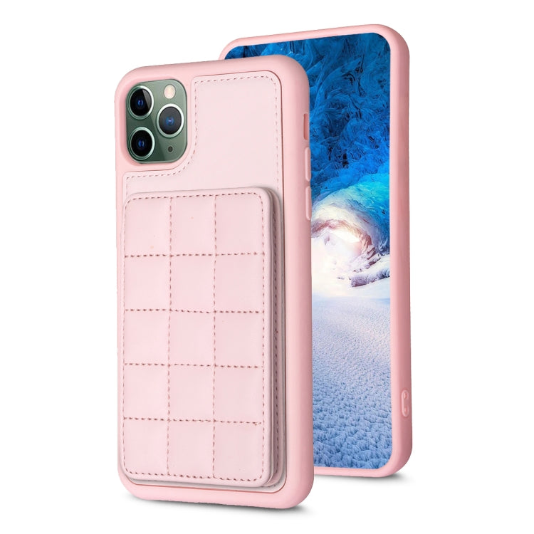 Grid Card Slot Holder Phone Case, For iPhone 12 Pro Max, For iPhone 11 Pro Max, For iPhone 11