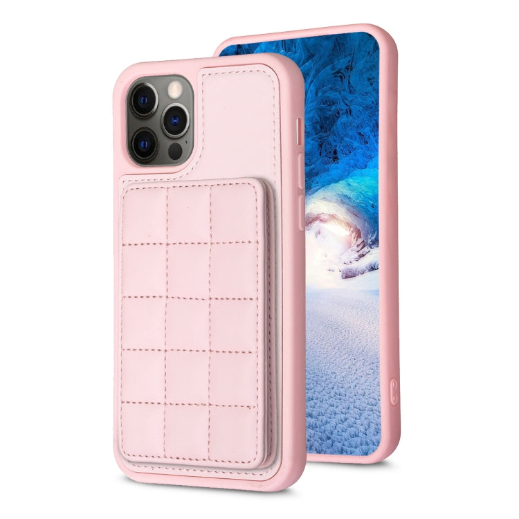 Grid Card Slot Holder Phone Case, For iPhone 11 Pro, For iPhone XS / X, For iPhone XR