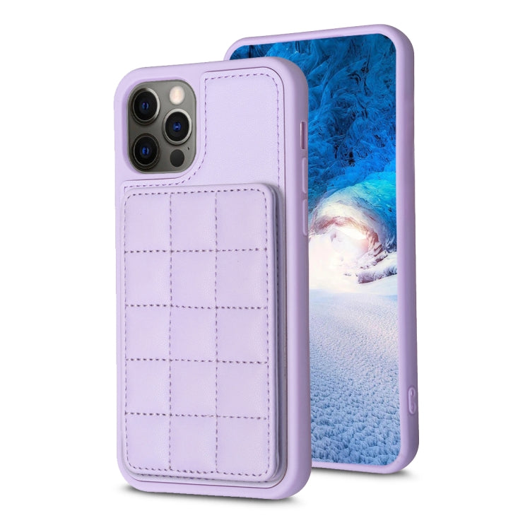 Grid Card Slot Holder Phone Case, For iPhone 12 Pro Max, For iPhone 11 Pro Max, For iPhone 11