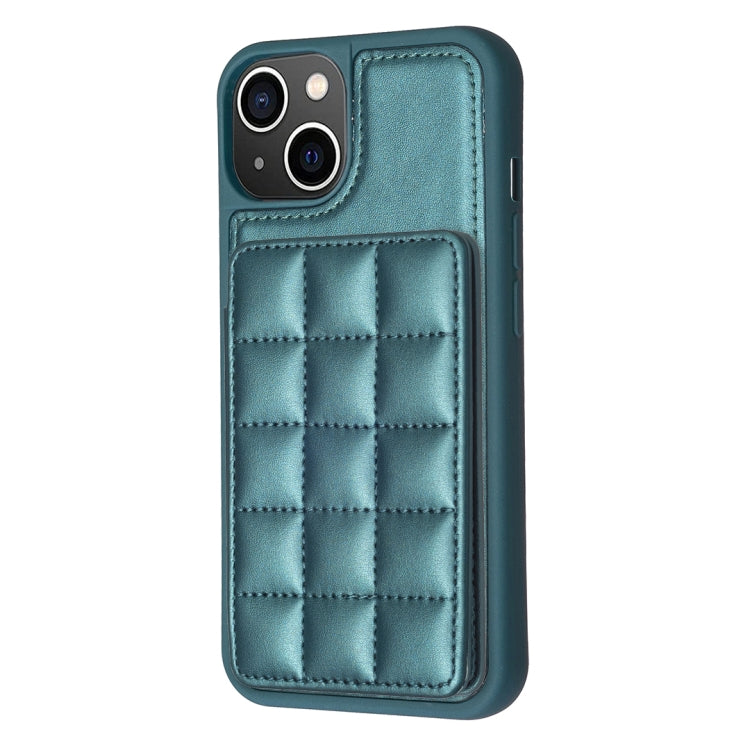 Grid Card Slot Holder Phone Case, For iPhone 14 / 13, For iPhone 14 Pro, For iPhone 15 Plus