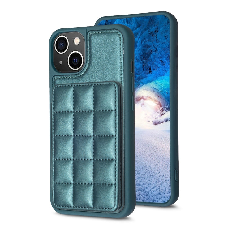 Grid Card Slot Holder Phone Case, For iPhone 14 / 13, For iPhone 14 Pro, For iPhone 15 Plus
