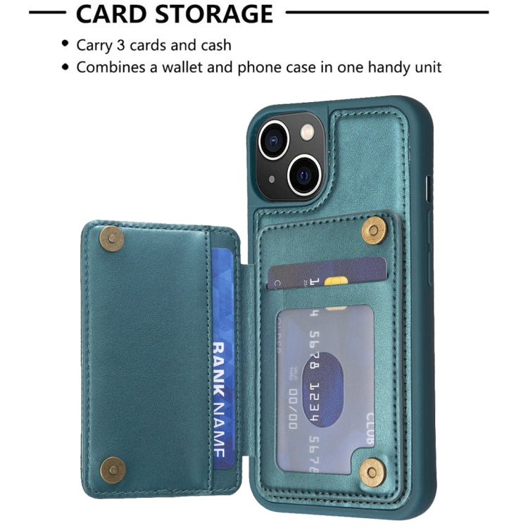Grid Card Slot Holder Phone Case, For iPhone 14 / 13, For iPhone 14 Pro, For iPhone 15 Plus