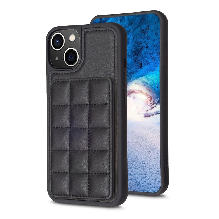 Grid Card Slot Holder Phone Case, For iPhone 14 / 13, For iPhone 14 Pro, For iPhone 15 Plus