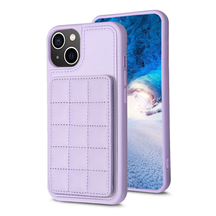 Grid Card Slot Holder Phone Case, For iPhone 14 Plus, For iPhone 15 Pro Max, For iPhone 15 Pro