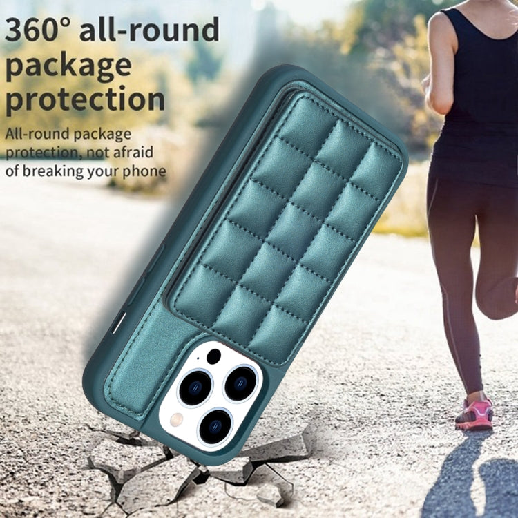 Grid Card Slot Holder Phone Case, For iPhone 15, For iPhone 14 Pro Max, For iPhone SE 2022 / SE 2020 / 8 / 7