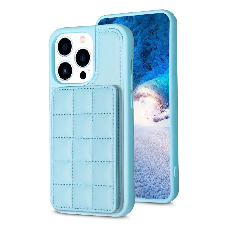 Grid Card Slot Holder Phone Case, For iPhone 15, For iPhone 14 Pro Max, For iPhone SE 2022 / SE 2020 / 8 / 7