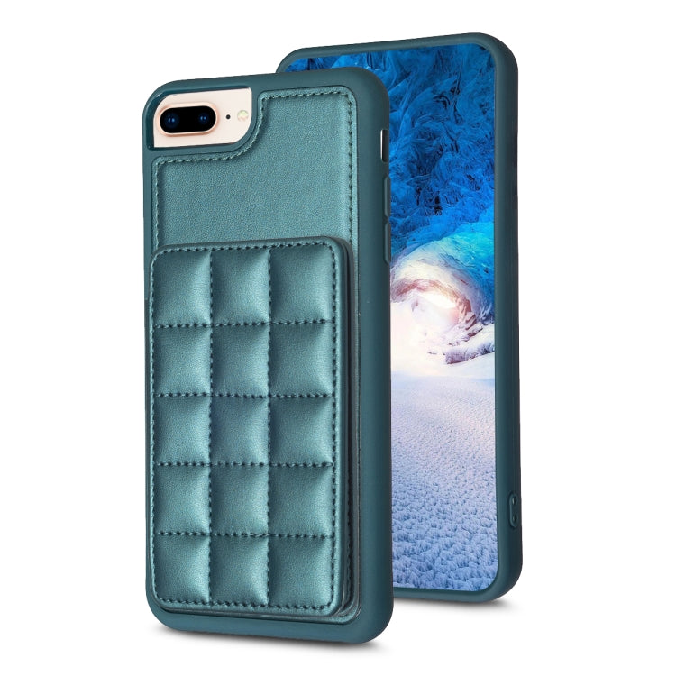 Grid Card Slot Holder Phone Case, For iPhone XS Max, For iPhone 8 Plus / 7 Plus
