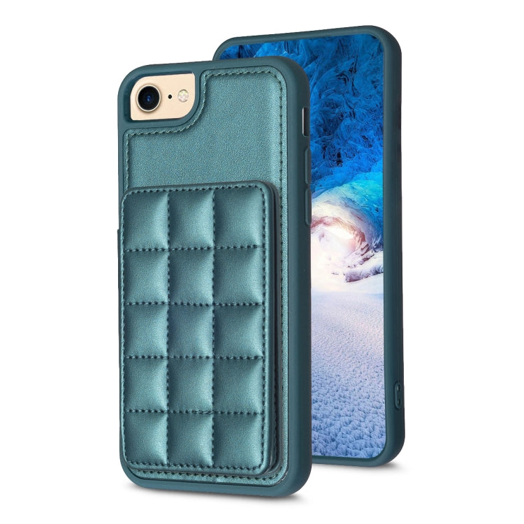 Grid Card Slot Holder Phone Case, For iPhone 15, For iPhone 14 Pro Max, For iPhone SE 2022 / SE 2020 / 8 / 7