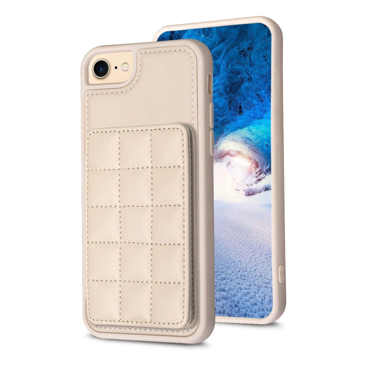 Grid Card Slot Holder Phone Case, For iPhone 15, For iPhone 14 Pro Max, For iPhone SE 2022 / SE 2020 / 8 / 7