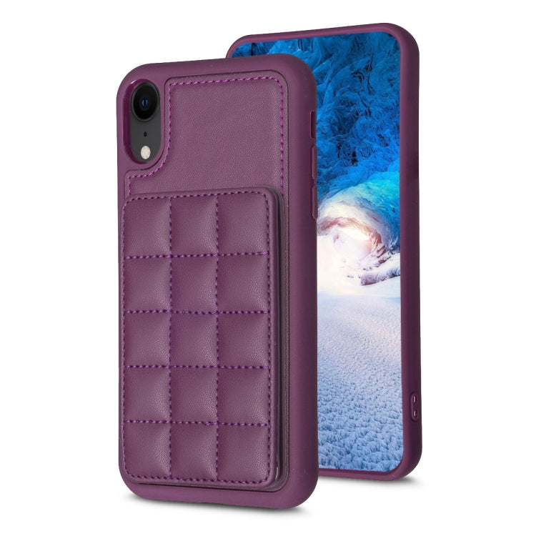 Grid Card Slot Holder Phone Case, For iPhone 11 Pro, For iPhone XS / X, For iPhone XR