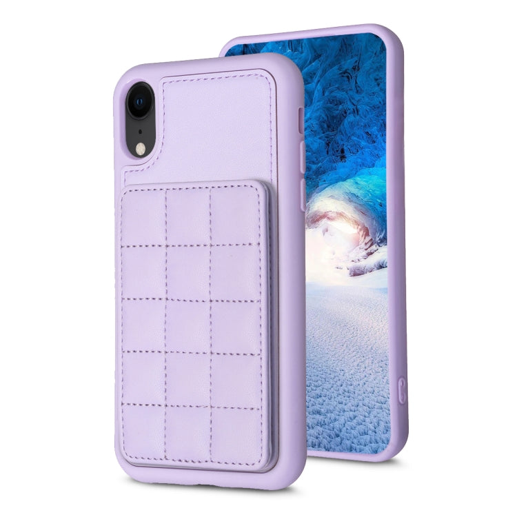 Grid Card Slot Holder Phone Case, For iPhone 11 Pro, For iPhone XS / X, For iPhone XR