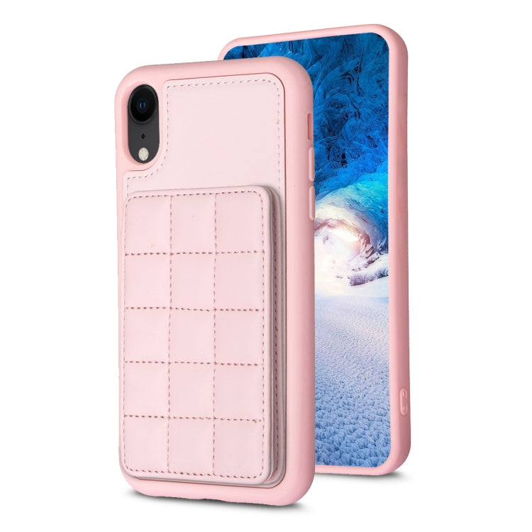 Grid Card Slot Holder Phone Case, For iPhone 11 Pro, For iPhone XS / X, For iPhone XR