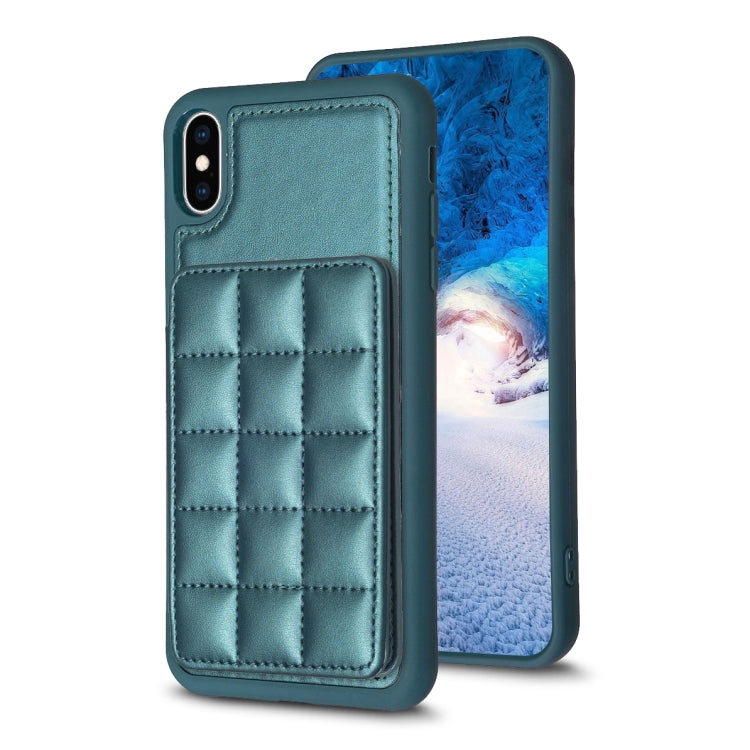 Grid Card Slot Holder Phone Case, For iPhone 11 Pro, For iPhone XS / X, For iPhone XR