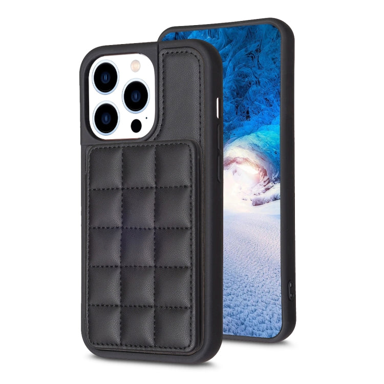 Grid Card Slot Holder Phone Case, For iPhone 14 Plus, For iPhone 15 Pro Max, For iPhone 15 Pro