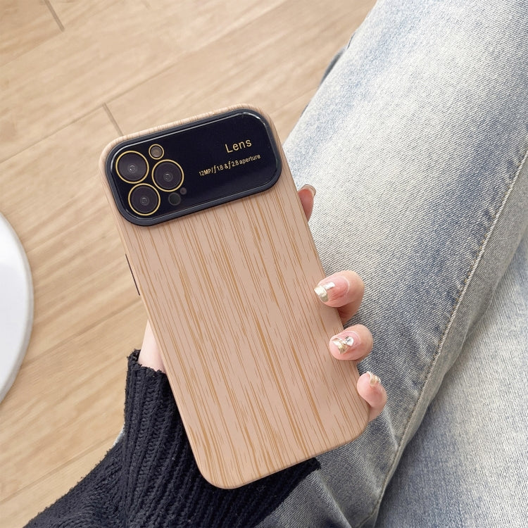 Wood Grain TPU Phone Case with Lens Film, For iPhone 13 Pro Max, For iPhone 13 Pro, For iPhone 13, For iPhone 12