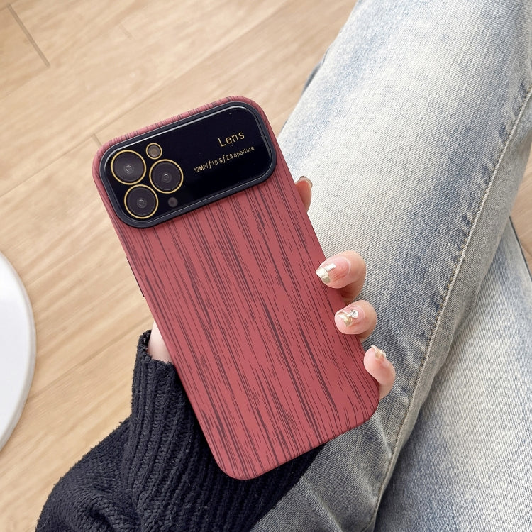 Wood Grain TPU Phone Case with Lens Film, For iPhone 11 Pro, For iPhone X / XS, For iPhone XR, For iPhone XS Max