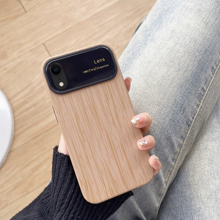 Wood Grain TPU Phone Case with Lens Film, For iPhone 11 Pro, For iPhone X / XS, For iPhone XR, For iPhone XS Max